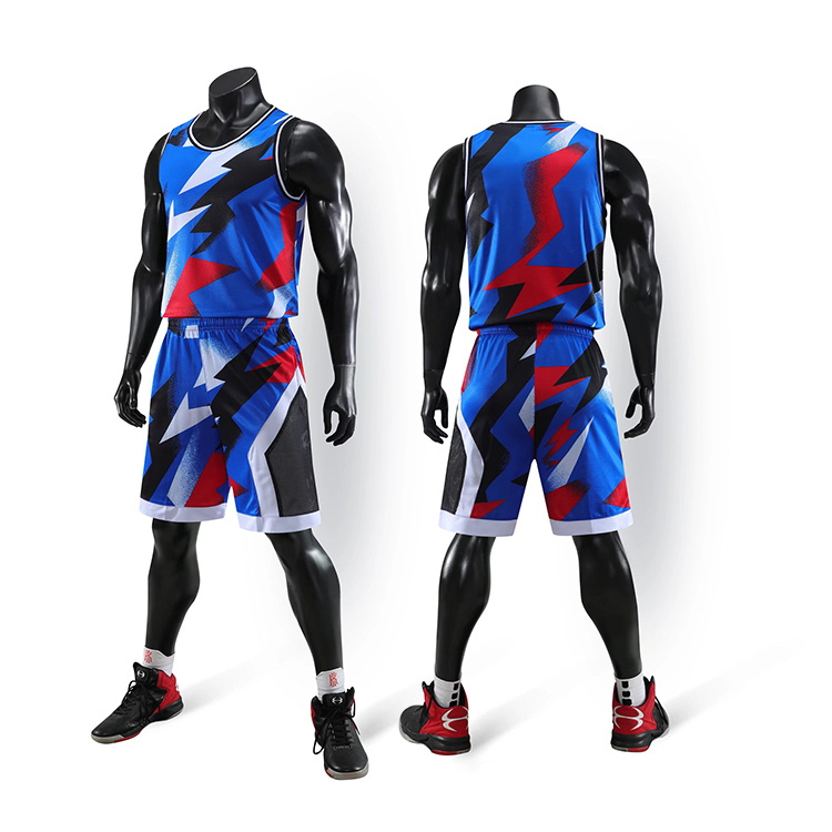 Blue Basketball Kit And Uniform